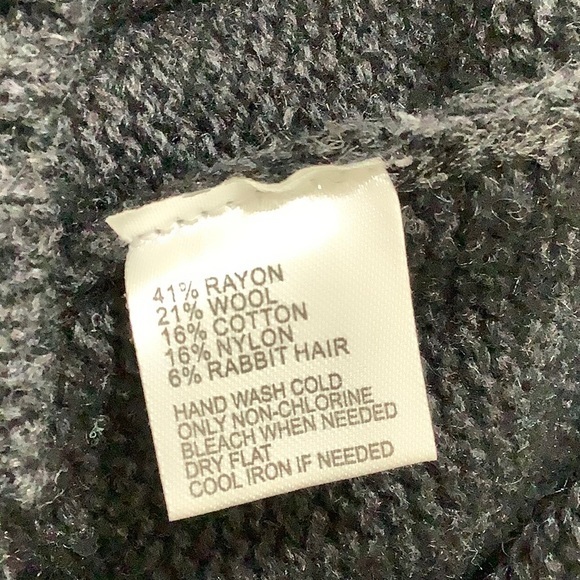 Ann Taylor Loft rabbit fur blend sweater dress size Small NWT - Picture 5 of 11